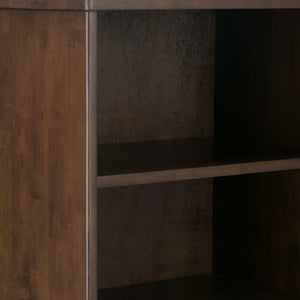 Harper - Bookcase With Storage - Walnut Brown
