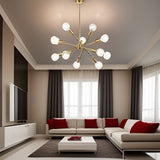 Modern chandelier lighting 10 lights with adjustable arms
