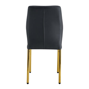 Luxury Simple Chair With Metal Leg