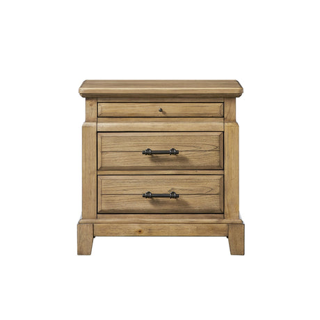 2 Drawer Nightstand w/ Tray