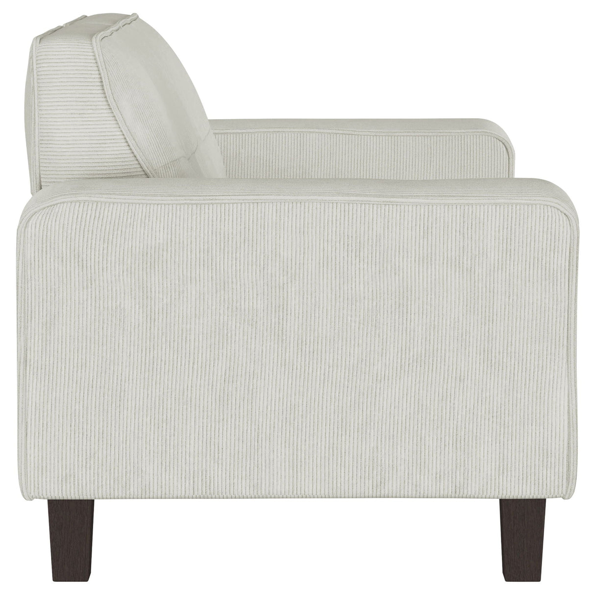 Xana - 2 Piece Upholstered Track Arm Sofa Set - Greige
