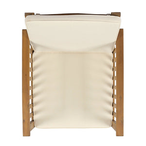 Casa - Acacia Club Chair Coastal Classic Outdoor Seating, Waterproof Fabric