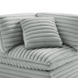 Jenny - Corner Accent Chair - Gray