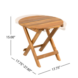Patio Conversation Set, Outdoor Wood Conversation Seat (Set of 2)