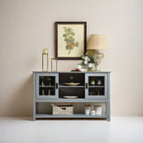 Sideboard Buffet Table with DoorsGrey