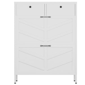 Shoe Cabinet With Flip Drawers