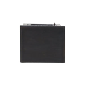 Black Classic Nightstand