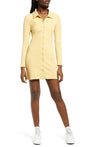 PacSun x KENDALL + KYLIE Long Sleeve Minidress in Dried Moss, Size Medium