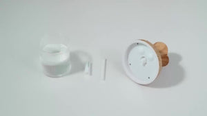 Wood Grain USB Humidifier – Essential Oil Diffuser & Lamp for Desk or Bedroom