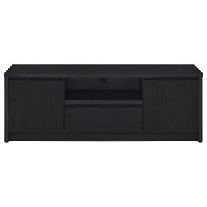 Winfield 60-inch 2-door TV Stand Media Console Black
