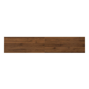 TV Stand For TVs, Entertainment Center With Closed Storage & Cable Management, Soft Closing Hinges - Walnut