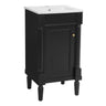 French Style Bathroom Cabinet With Sink, Adjustable Shelf
