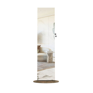 Swivel Jewelry Cabinet With Full Length Mirror