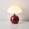 Mushroom Table Lamp French Cream Bauhaus Style Bedside Light