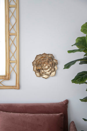 D10x1.4' Succulent Wall Plaque