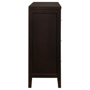 Wedgewood - 6 Drawers Dresser - Cappuccino