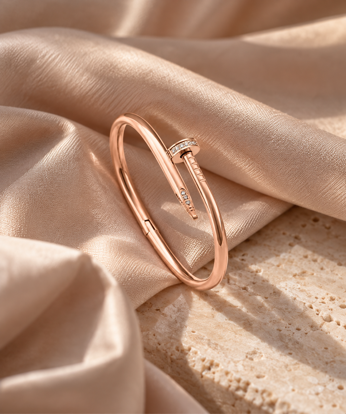 18k Nail Bracelet