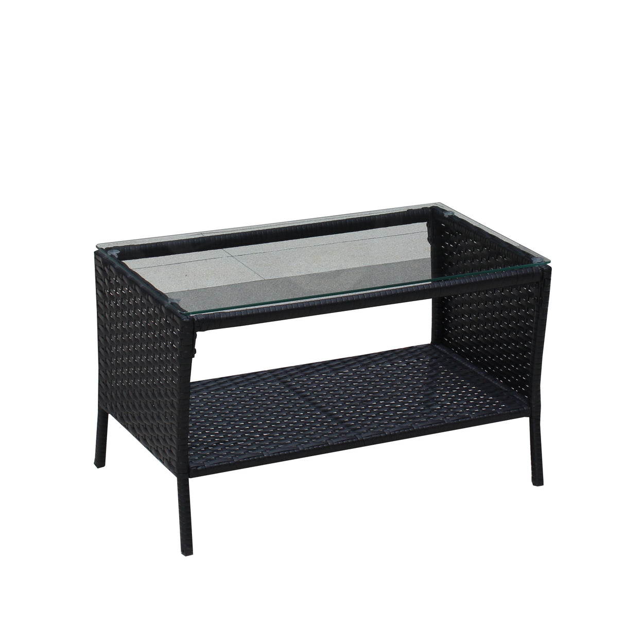 TM Home Four-Piece All-Weather Wicker Conversation Set