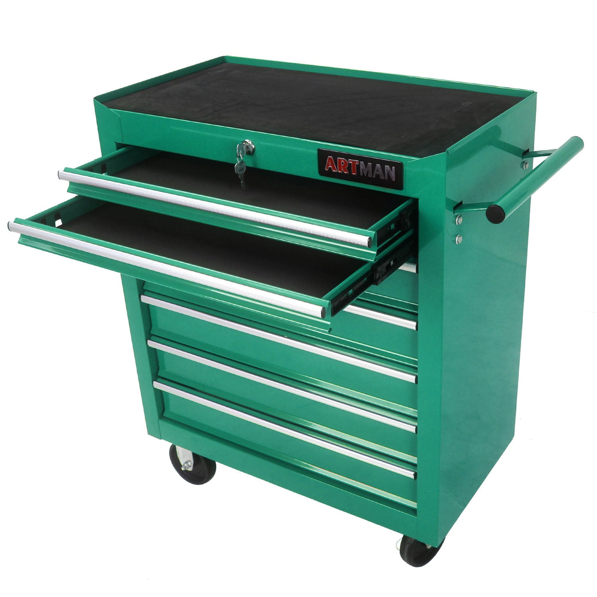Multifunctional Tool Cart With Wheels And Drawers