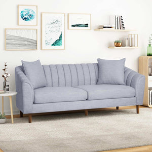 Contemporary 3 Seater Sofa With Accents