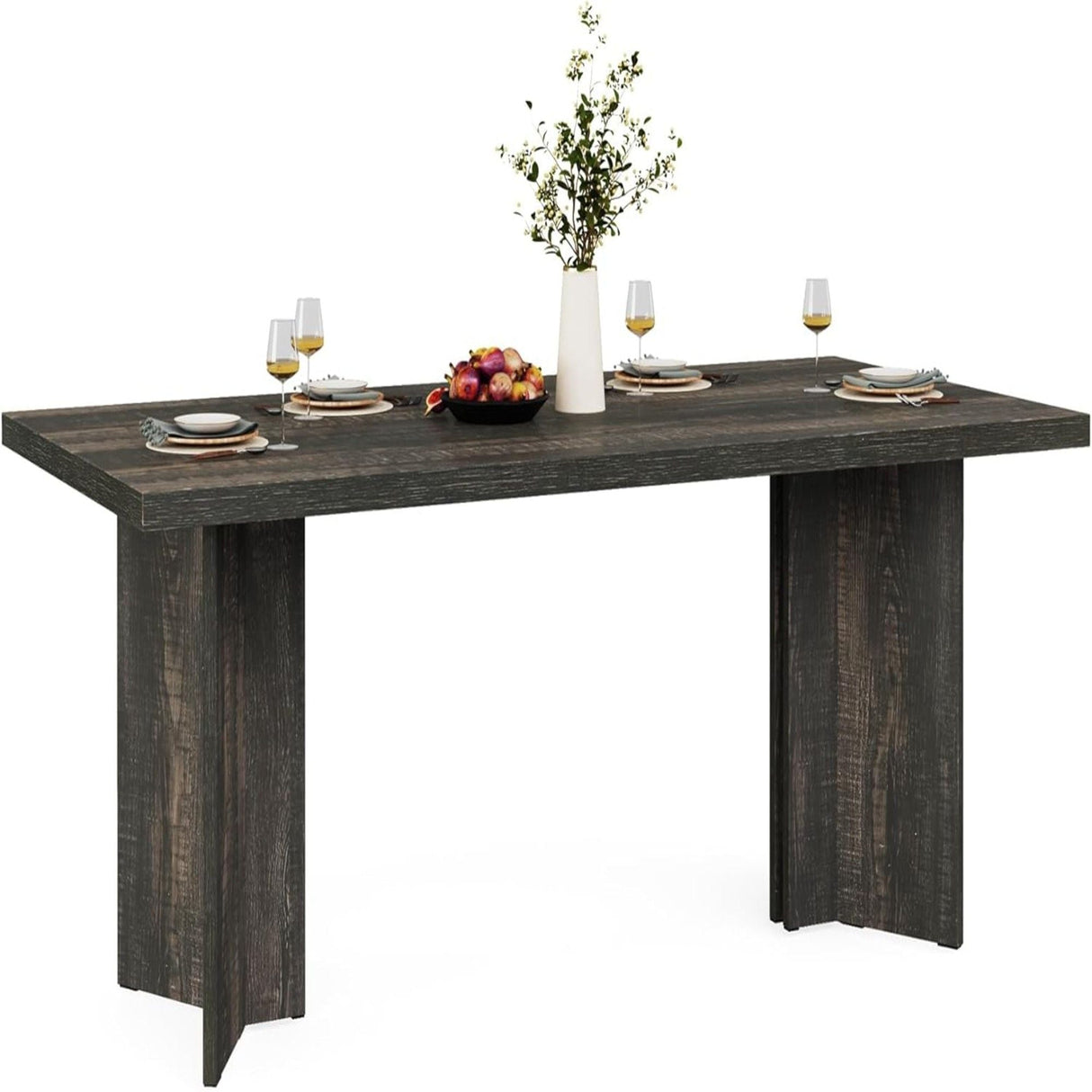 Dining Table For 4 - 6 People, Kitchen Table With Thick Top