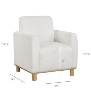 Mason - Arm Chair - White