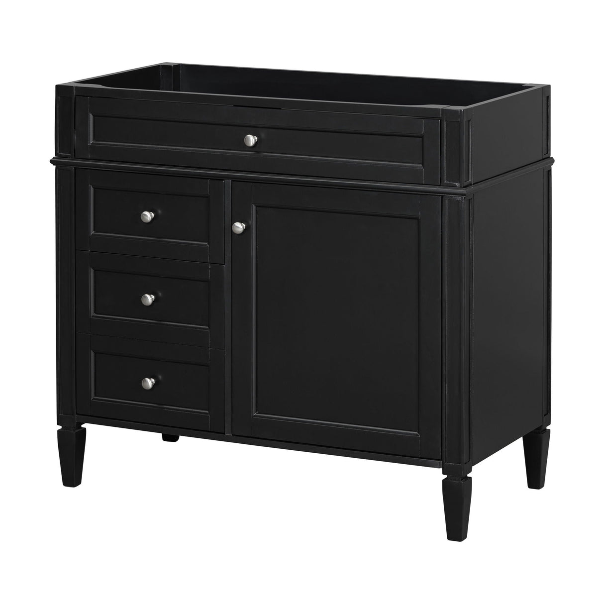 Bathroom Vanity With 2 Drawers and Tip-Out Drawer Storage Cabinet