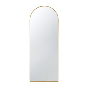 28x1x74' Celine Gold Arch Body Mirror