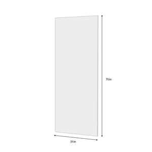 Modern Full Length Mirror With High Definition Shatter Proof Glass And Aluminum Alloy Frame