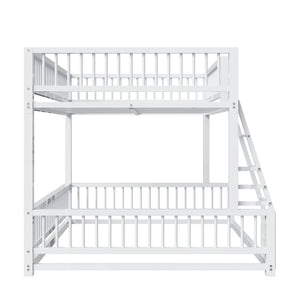 Bunk Bed With Ladder And Safety Guardrails
