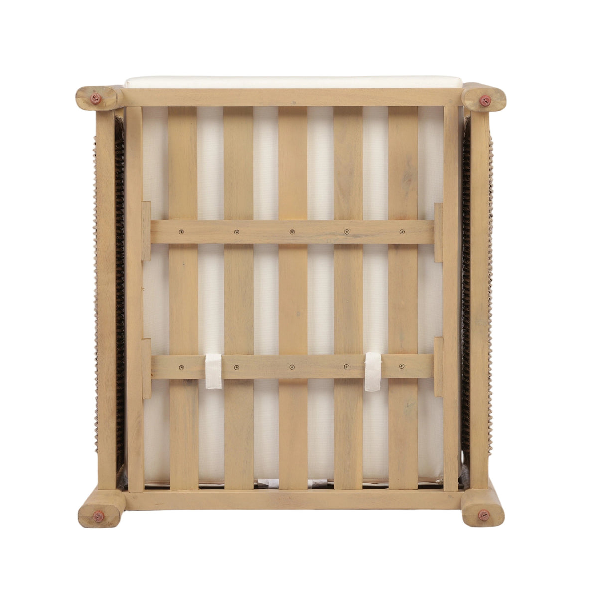 Set of 4 Outdoor Acacia Wood Patio Chairs