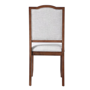 6 Piece Extendable Dining Table Set, Wood Table With Removable Leaf, 4 Upholstered Chairs And Bench - Cherry