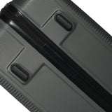 7-Piece Luggage Set ABS Lightweight & Durable Suitcase with Spinner Wheels TSA Lock (20/24/28) Dark Grey