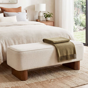 Modern Upholstered Ottoman Bench