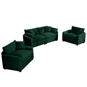 Elegant Oversized Sectional Sofa Set With Deep Seats And Flexible Layout