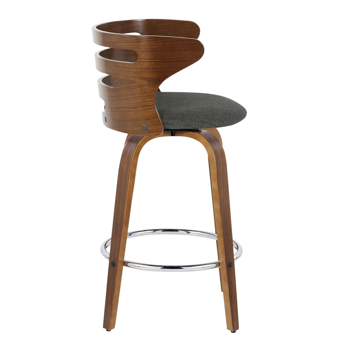 Fixed-Height Counter Stool with Swivel