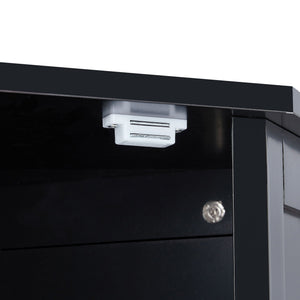 Bathroom Cabinet Triangle Corner Storage Cabinet With Adjustable Shelf Modern Style