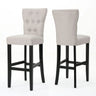 Elegant Barstool Set With Cushioning