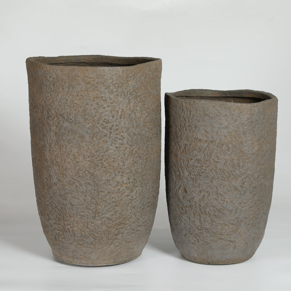 Round Concrete Planter Set of 2
