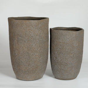Round Concrete Planter Set of 2