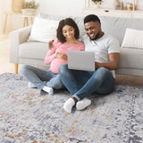 NAAR PAYAS Traditional Non-Shedding and Stain Resistant Area Rug