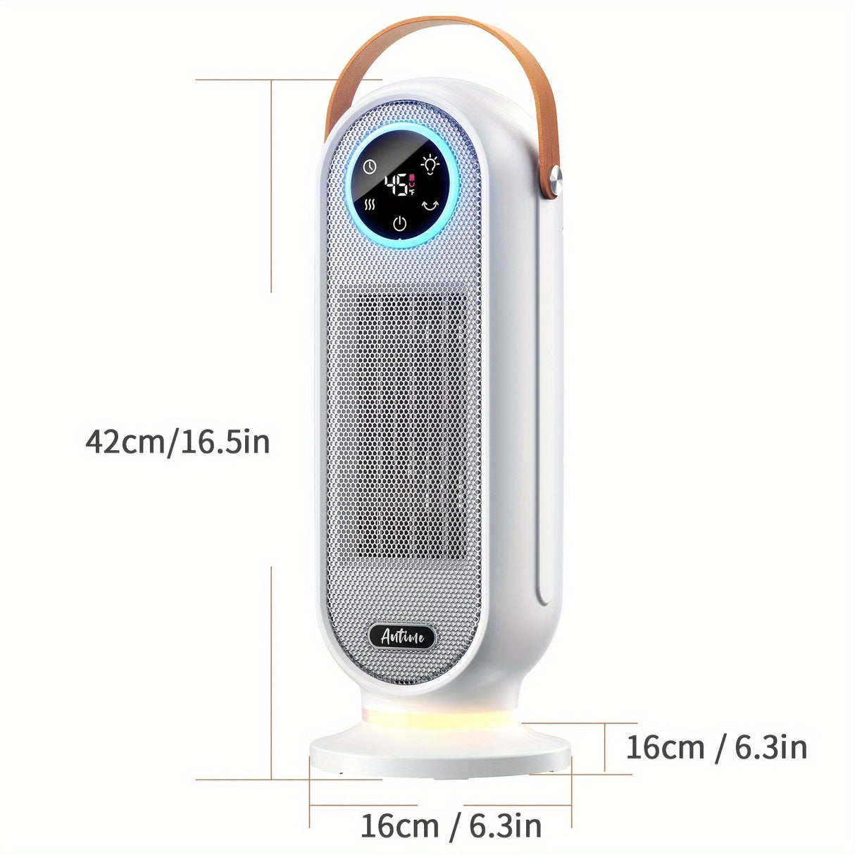 1500W Portable Space Heater with Remote Control