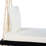 Patio Wooden Swing Chair Hanging Porch Swing Bench