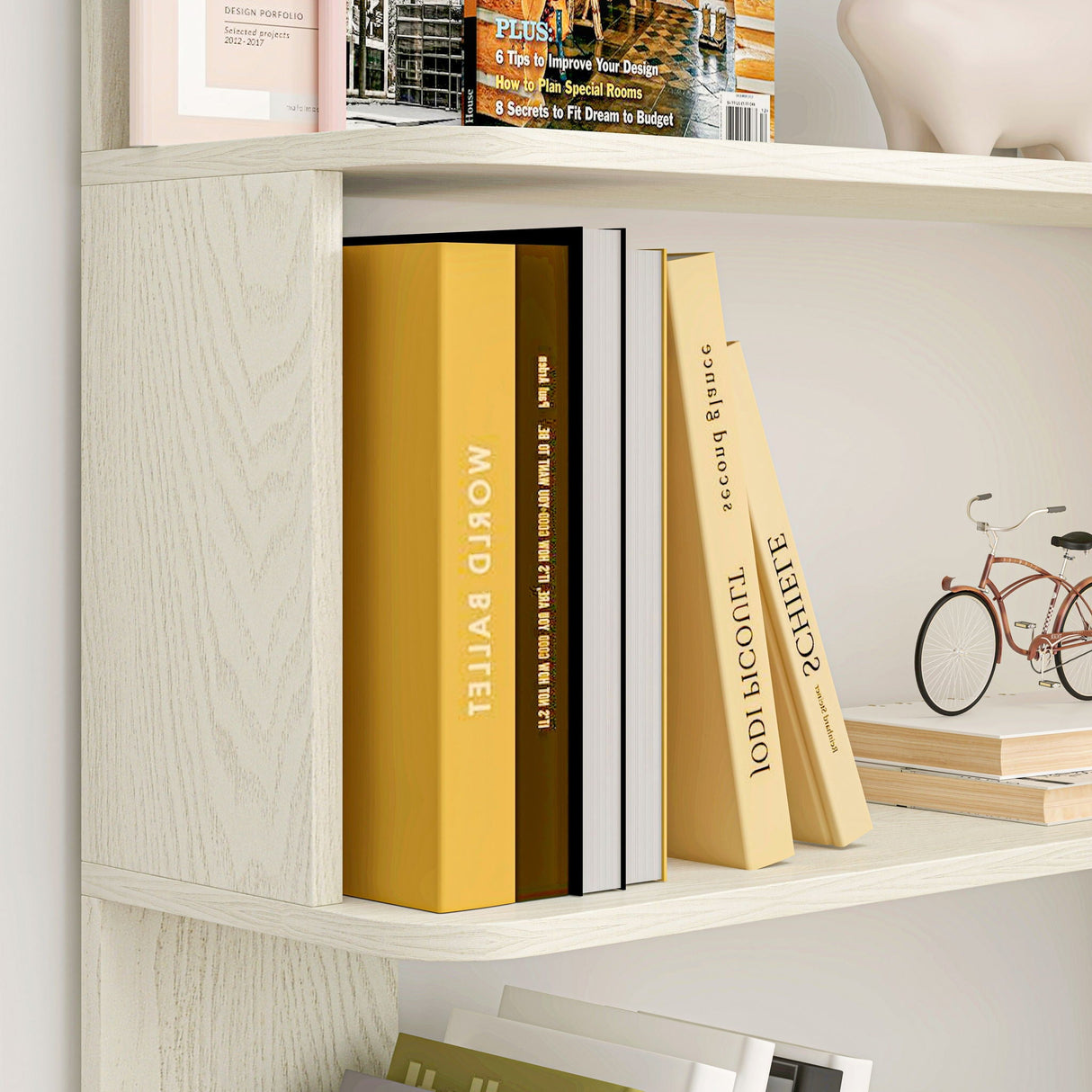 L-Shaped Corner Bookshelf