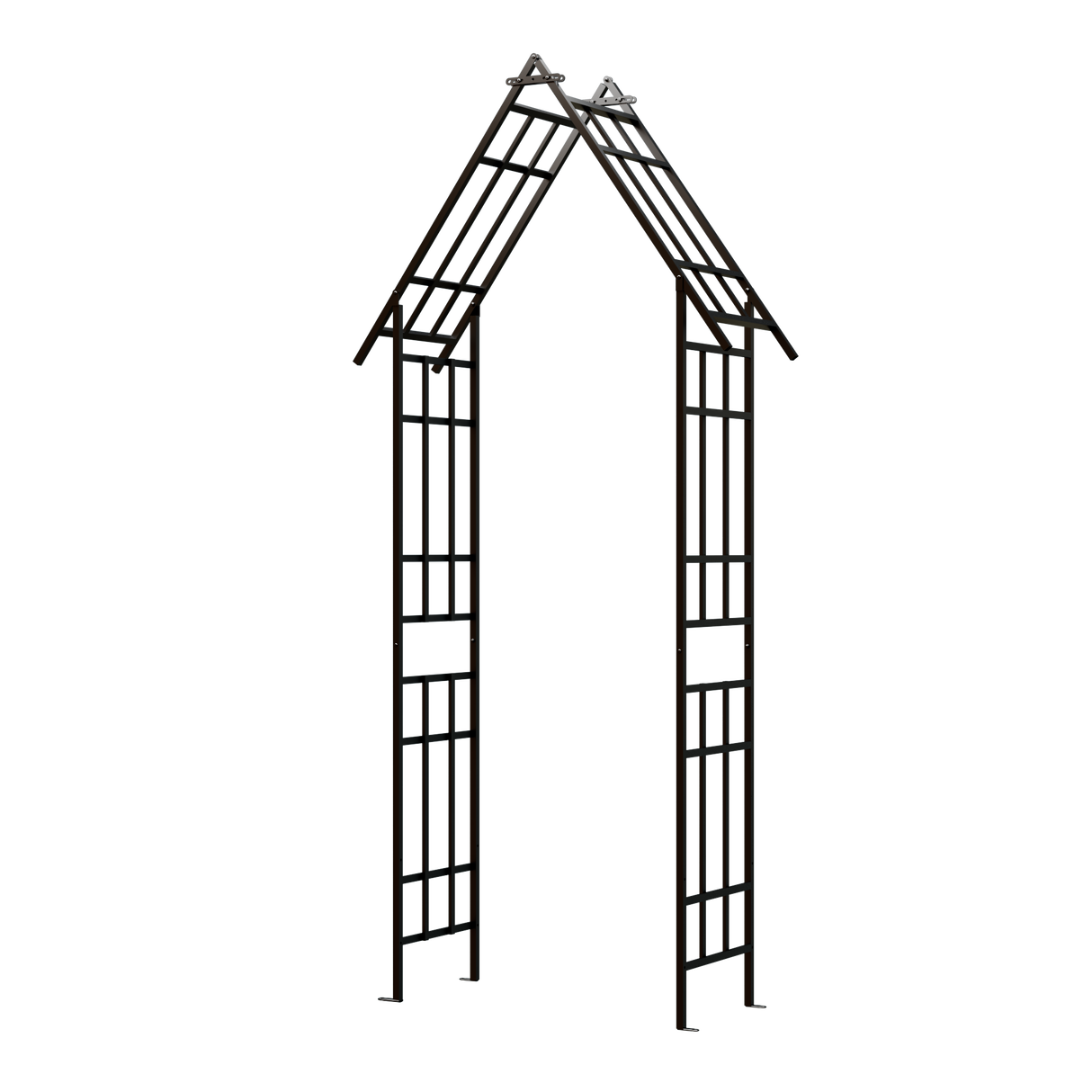 Metal Garden Arch with Adjustable Width