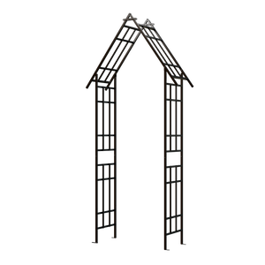 Metal Garden Arch with Adjustable Width