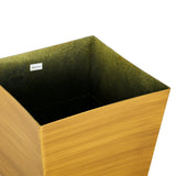 Outsunny 28" Tall Outdoor Planters Set of 3 with Drainage Holes