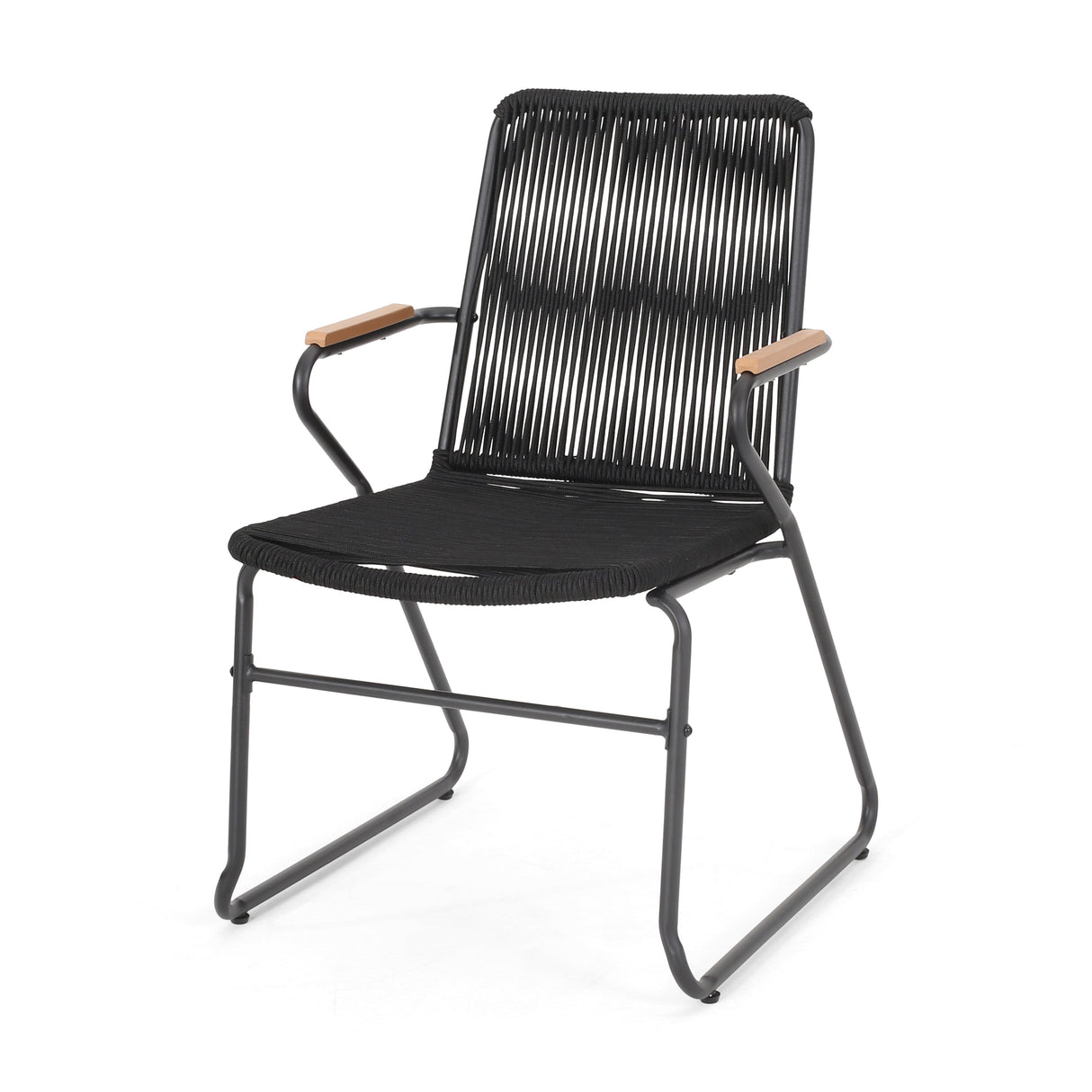 Moonstone Outdoor Club Chair Set with Rope Weave Design