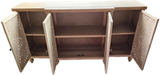 Hollow-Carved Accent Cabinenet