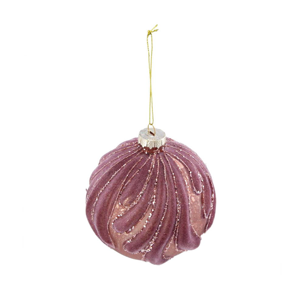 Decorative Hanging Glass Christmas Ball Ornaments - Set of 6